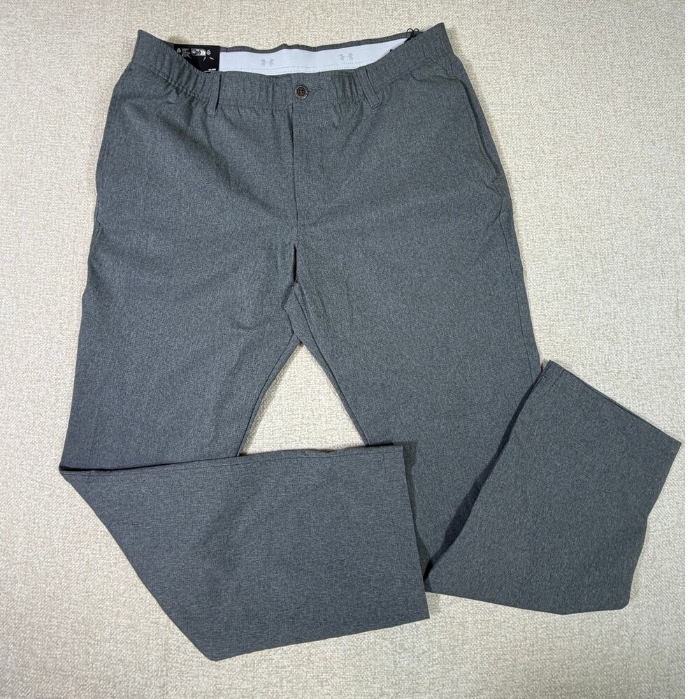 NWT Under Armour Men 36 x 30 Gray Storm Pants Water Resistant Performance Pants